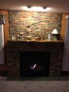 Bass Lake Lodge - Fireplace in Living Room