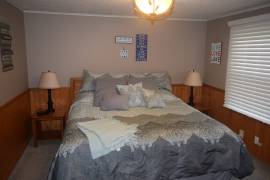 Bass Lake Lodge - Master Bedroom with King Bed