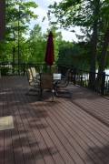 Bass Lake Lodge - Large Deck overlooking Bass Lake