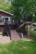 Bass Lake Lodge - Large Deck overlooking Bass Lake