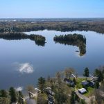 Loons Landing - aerial view of lake